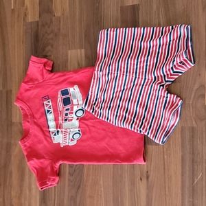 GAP Shorts Fire truck Pajamas
